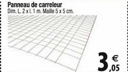 panneau de carreleur