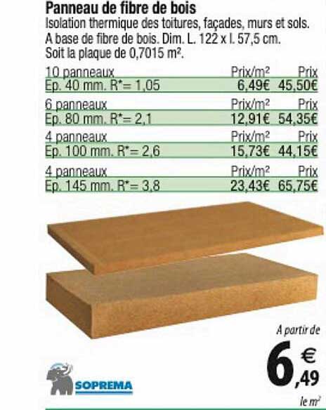 Panneau De Fibre De Bois Soprema