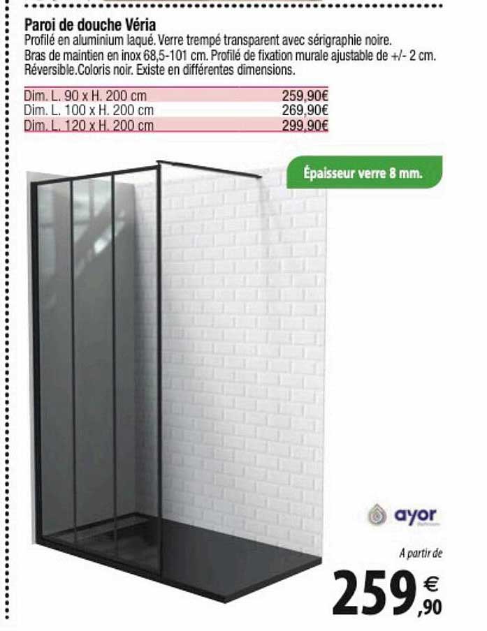 Paroi De Douche Véria