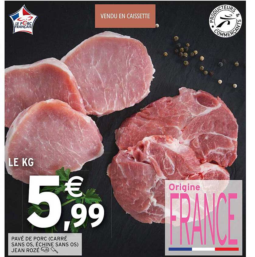 pavé de porc jean rozé