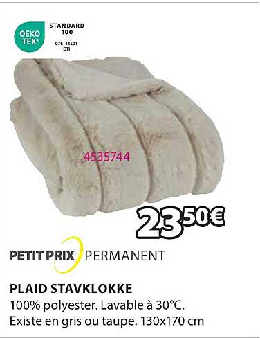 Plaid Stavklokke
