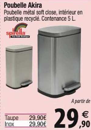 Poubelle Akari Spirella