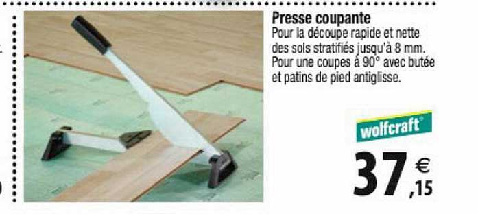 presse coupante wolfcraft