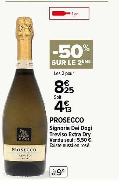 prosecco signoria dei dogi treviso extra dry