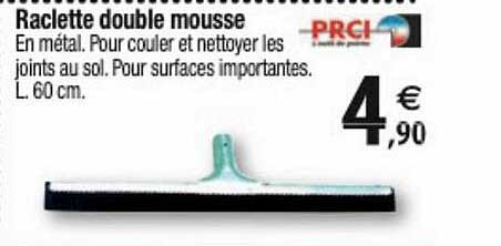 raclette double mousse prci