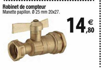 robinet de compteur