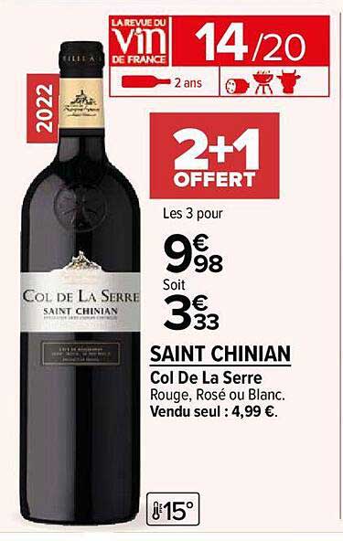 saint chinian col de la serre