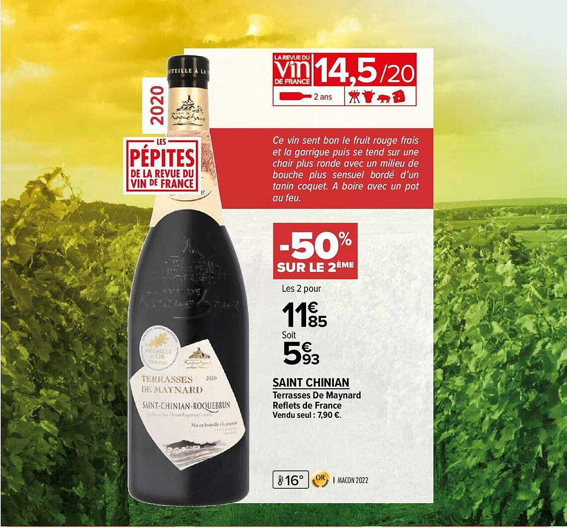 saint chinian terrasses de maynard reflets de france