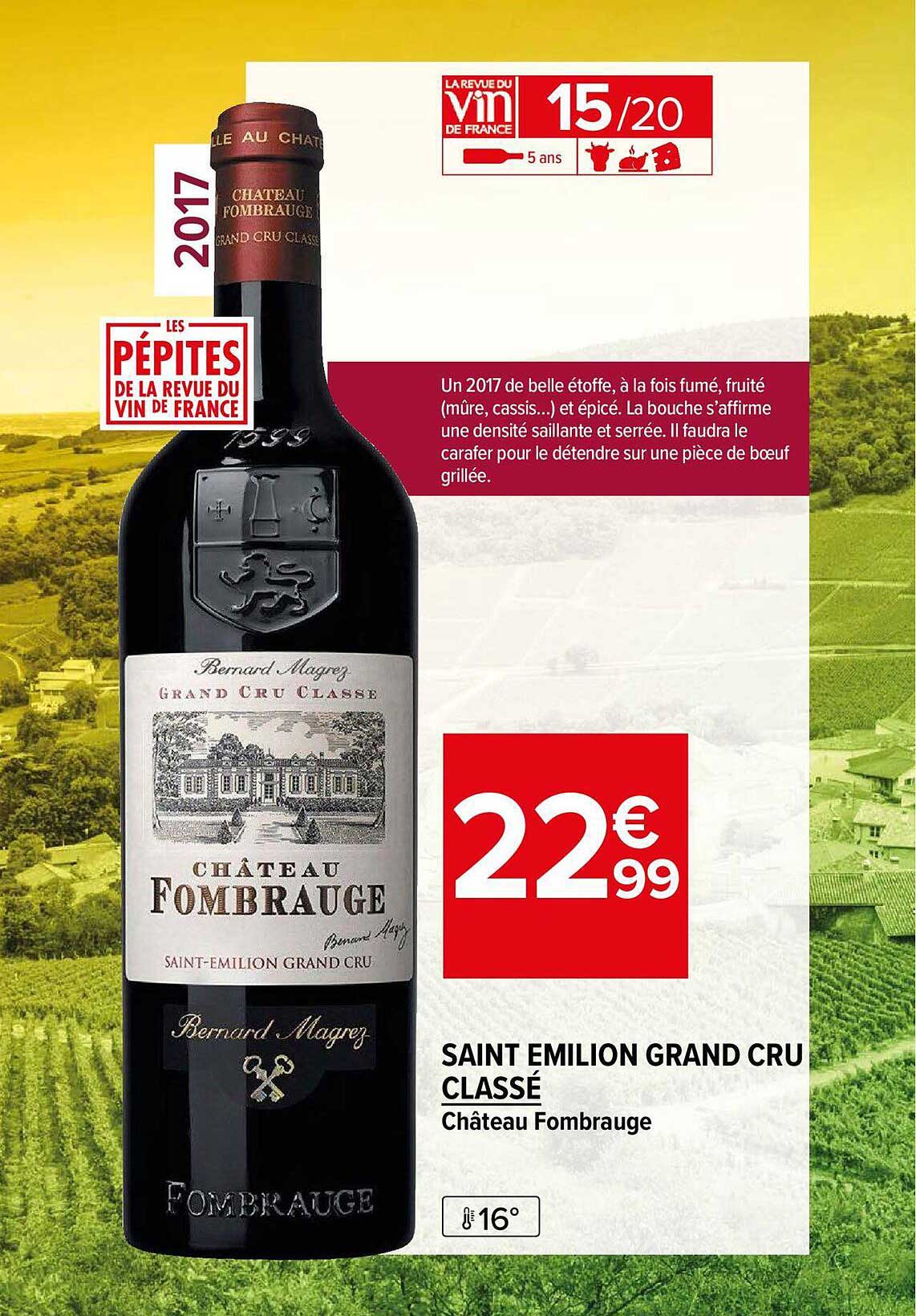 saint emilion grand cru classé château fombrauge