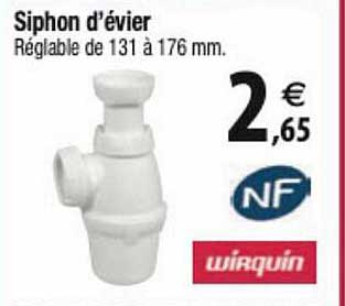 siphon d'évier