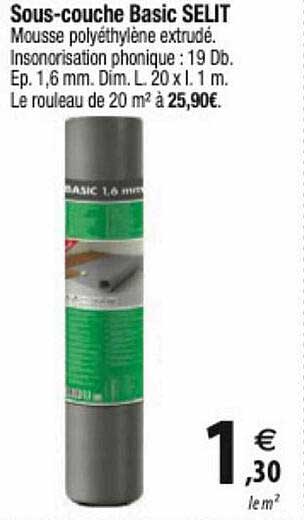 sous-couche basic selit