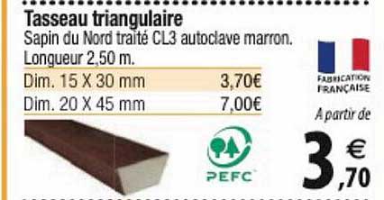 tasseau triangulaire