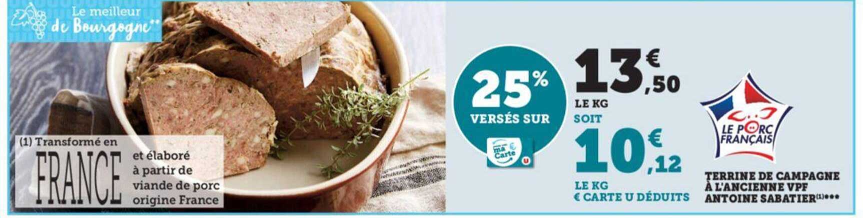 terrine de campagne à l'ancienne vpf antoine sabatier