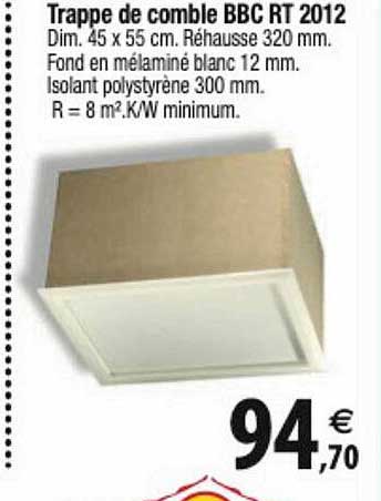 trappe de comble bbc rt 2012
