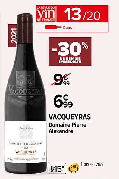 vacqueyras domaine pierre alexandre