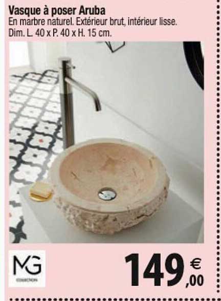vasque à poser aruba