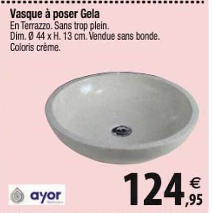 vasque à poser gela ayor
