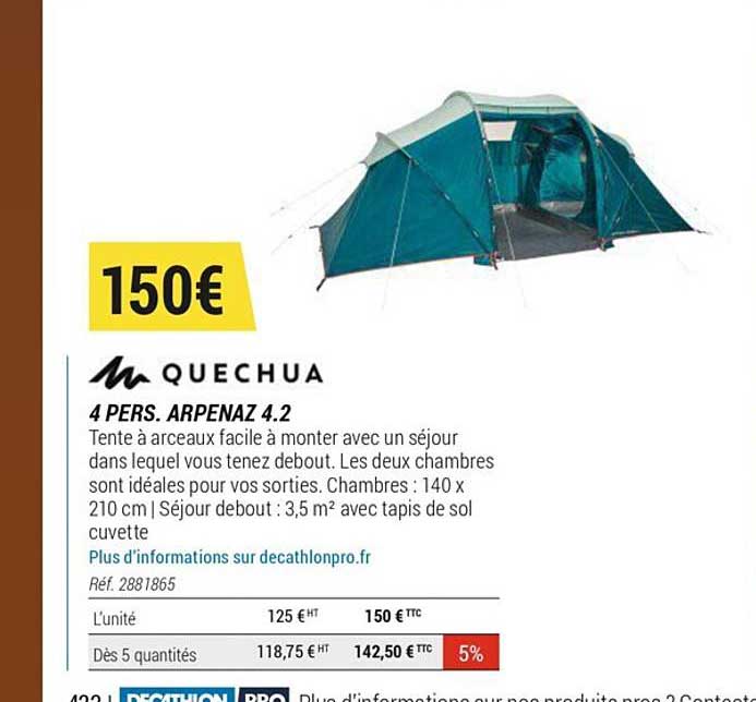 4 Pers. Arpenaz 4.2 Quechua