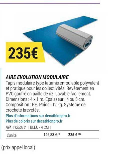 aire évolution modulaire