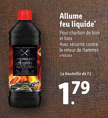 allume feu liquide