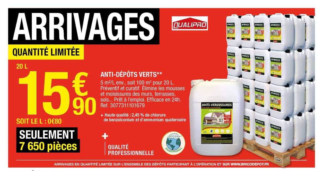 Anti-dépôts Verts Qualipro