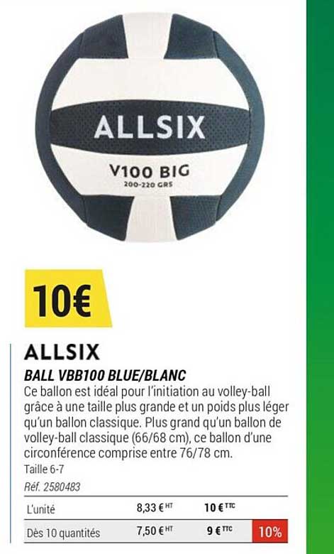 ball vbb100 blue-blanc allsix