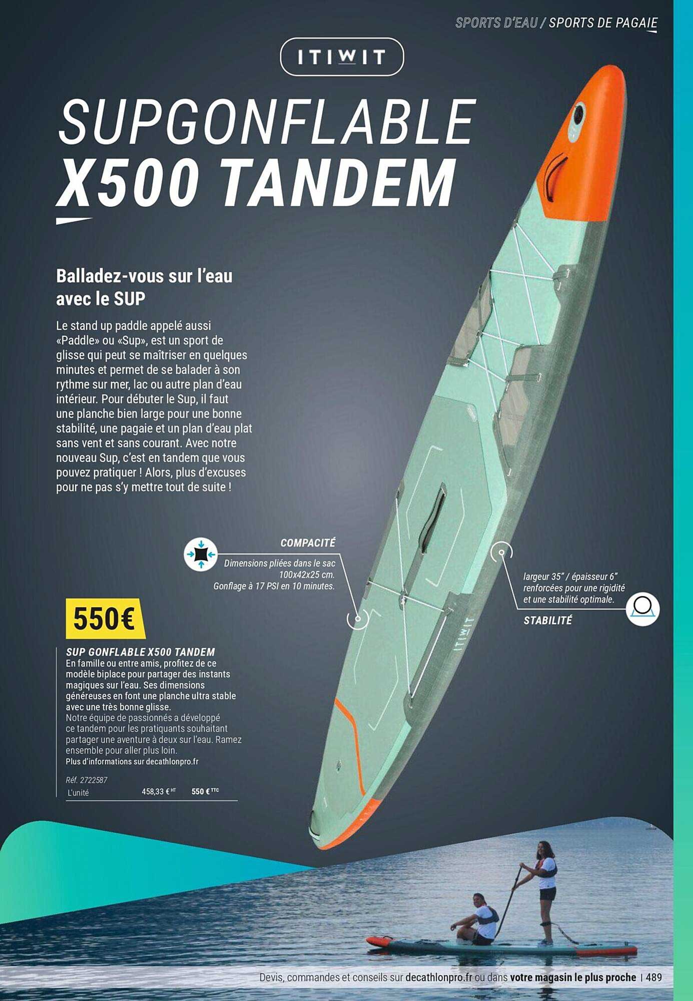 Balladez-vous sur i'eau avec le Sup