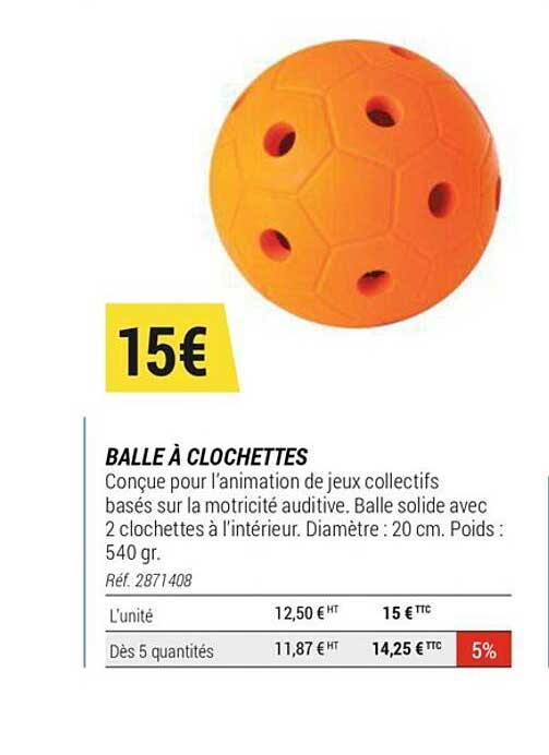 balle à clochettes