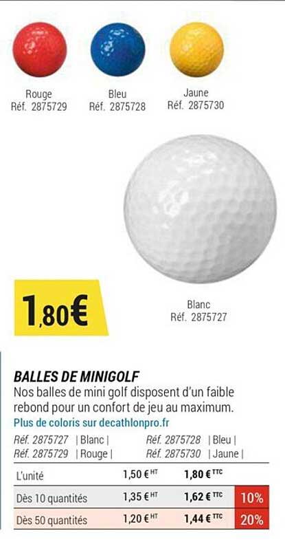 Balles De Minigolf