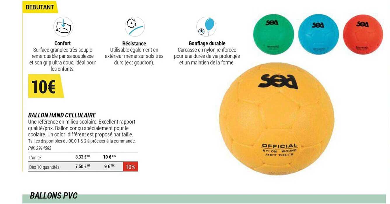 ballon hand cellulaire