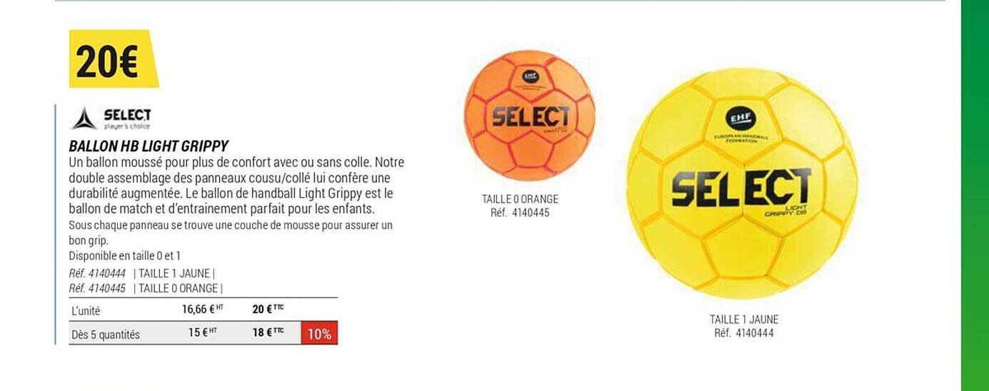 ballon hb light grippy select