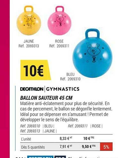 ballon sauteur 45 cm