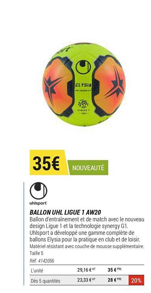 ballon uhl ligue 1 aw20