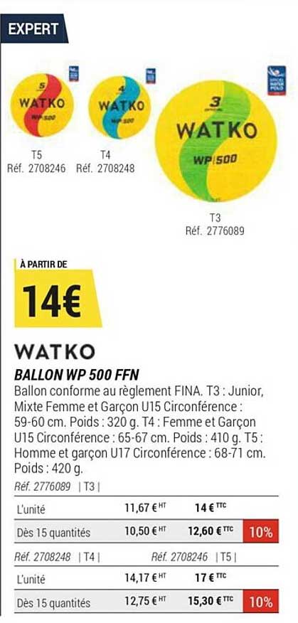 ballon WP 500 FFN Watko