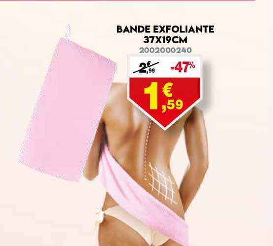 bande exfoliante 37x19cm