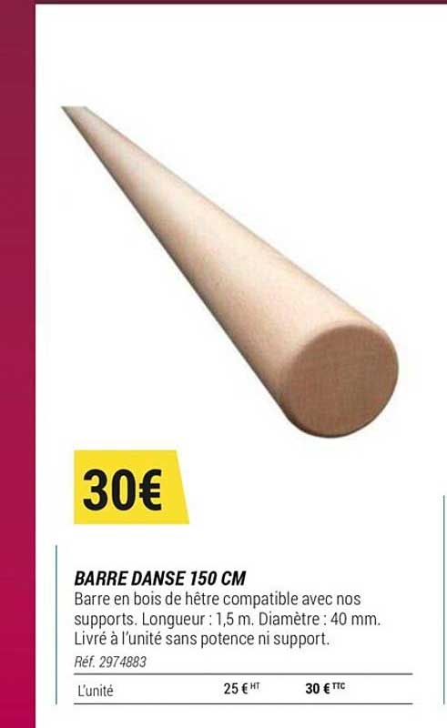 barre danse 150 cm