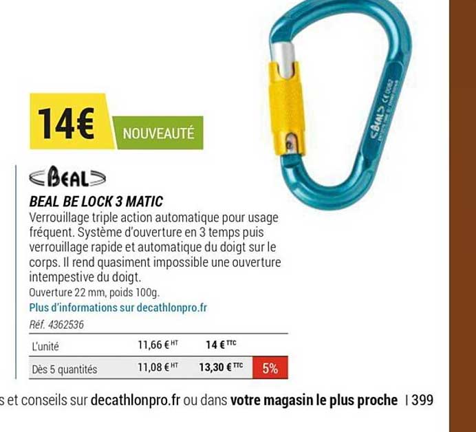 beal b lock 3 matic