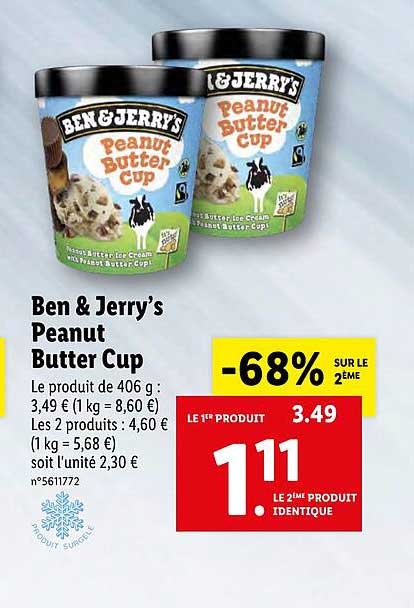 ben & jerry's peanut butter cup