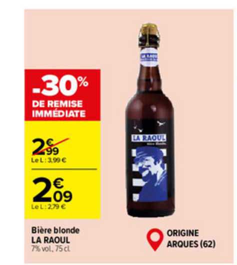 bière blonde la raoul