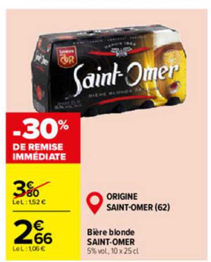 bière blonde saint-omer