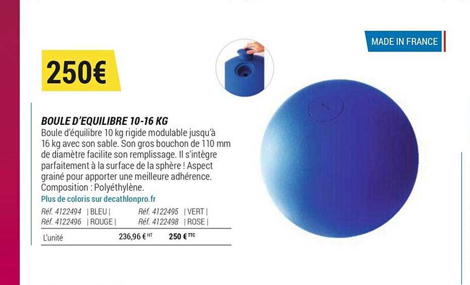 boule d'équilibre 10-16 kg