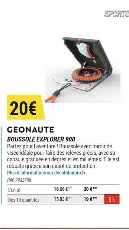 boussole explorer 900 géonaute