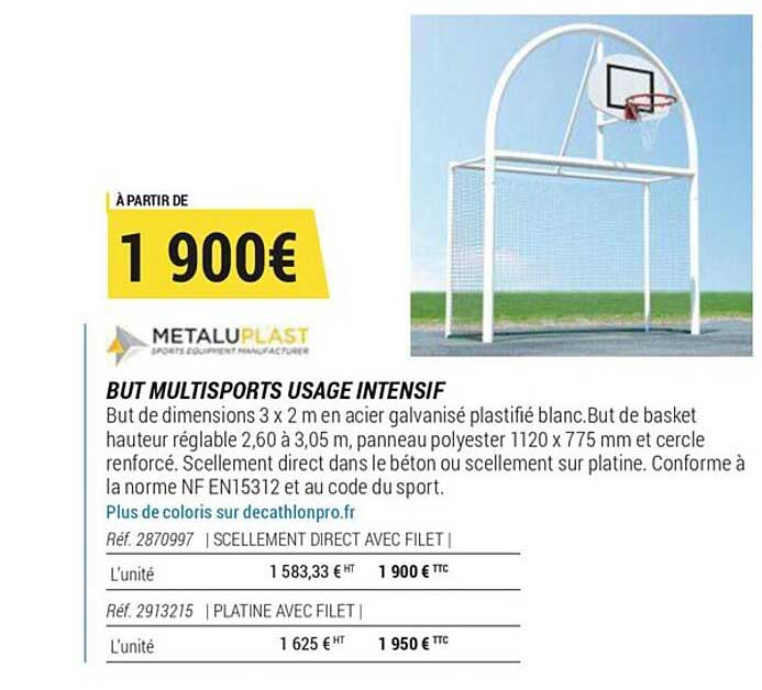 but multisports usage intensif metalu plast