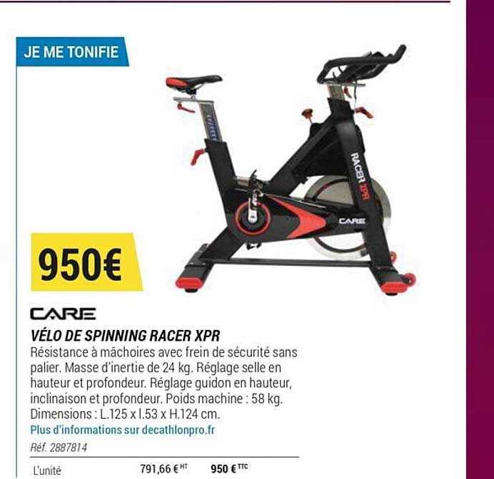 care vélo de spinning xpr