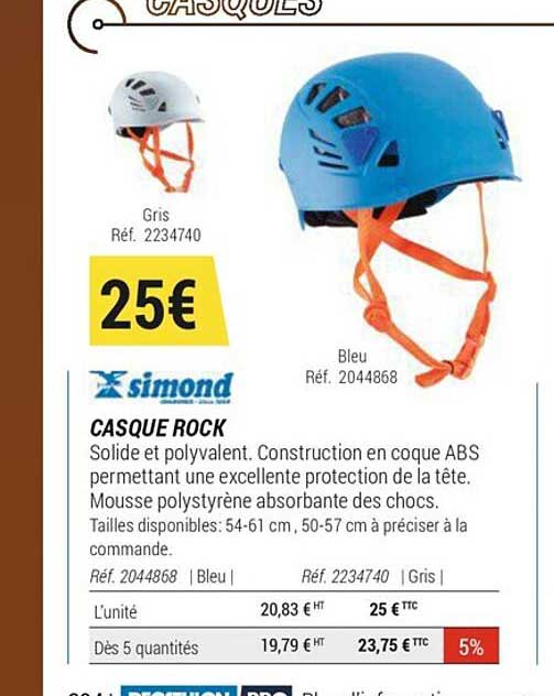 Casque Rock Simond