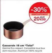 Casserole 18 Cm "tefal"