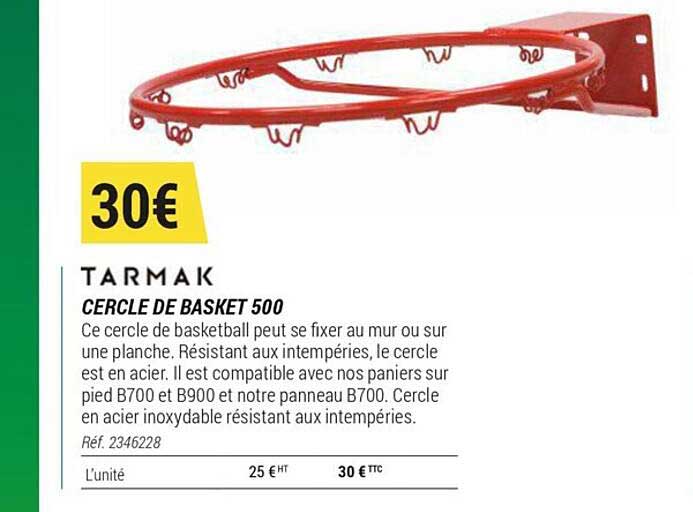 cercle de basket 500 tarmak