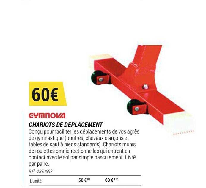 chariots de déplacement gyumnova