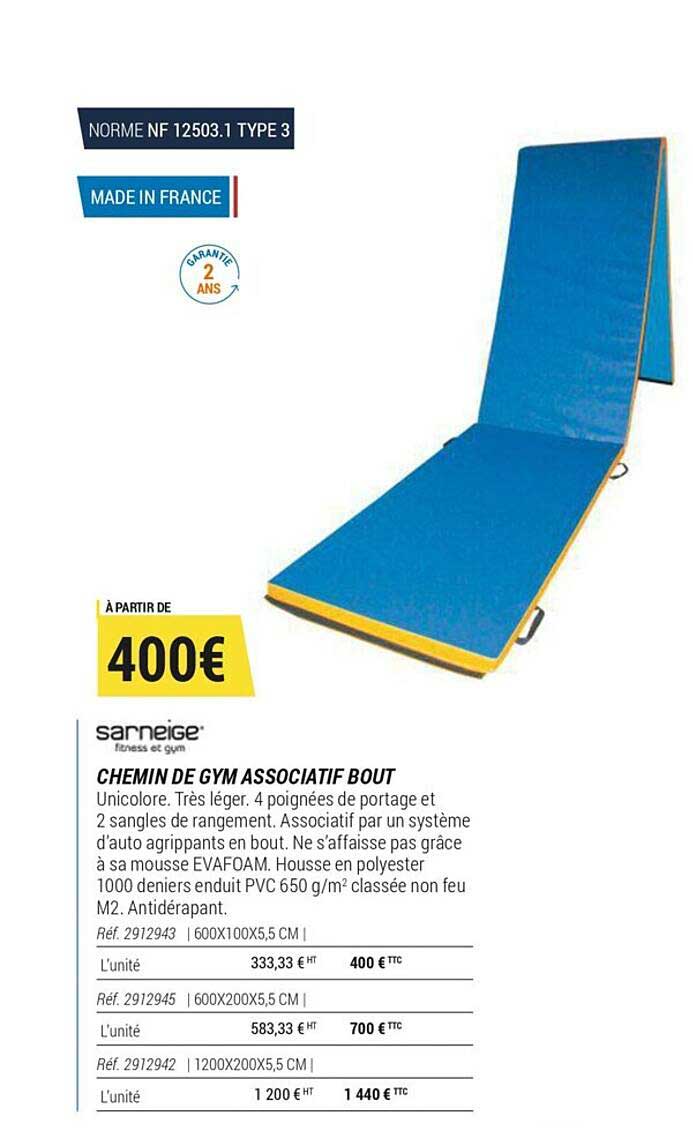 chemin de gym associatif bout sarneige