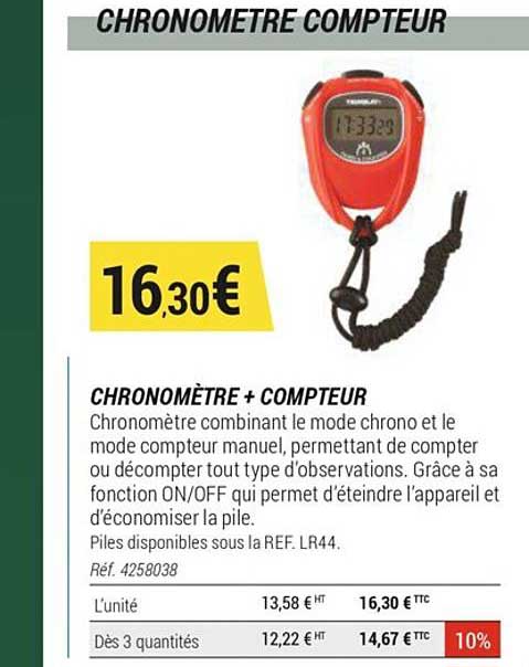 chronomètre + compteur